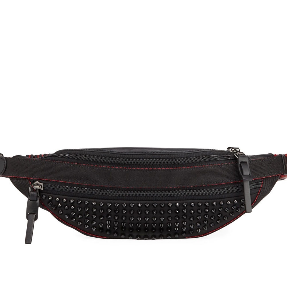 Christian Louboutin Men's Paris NYC Spike Belt Bag